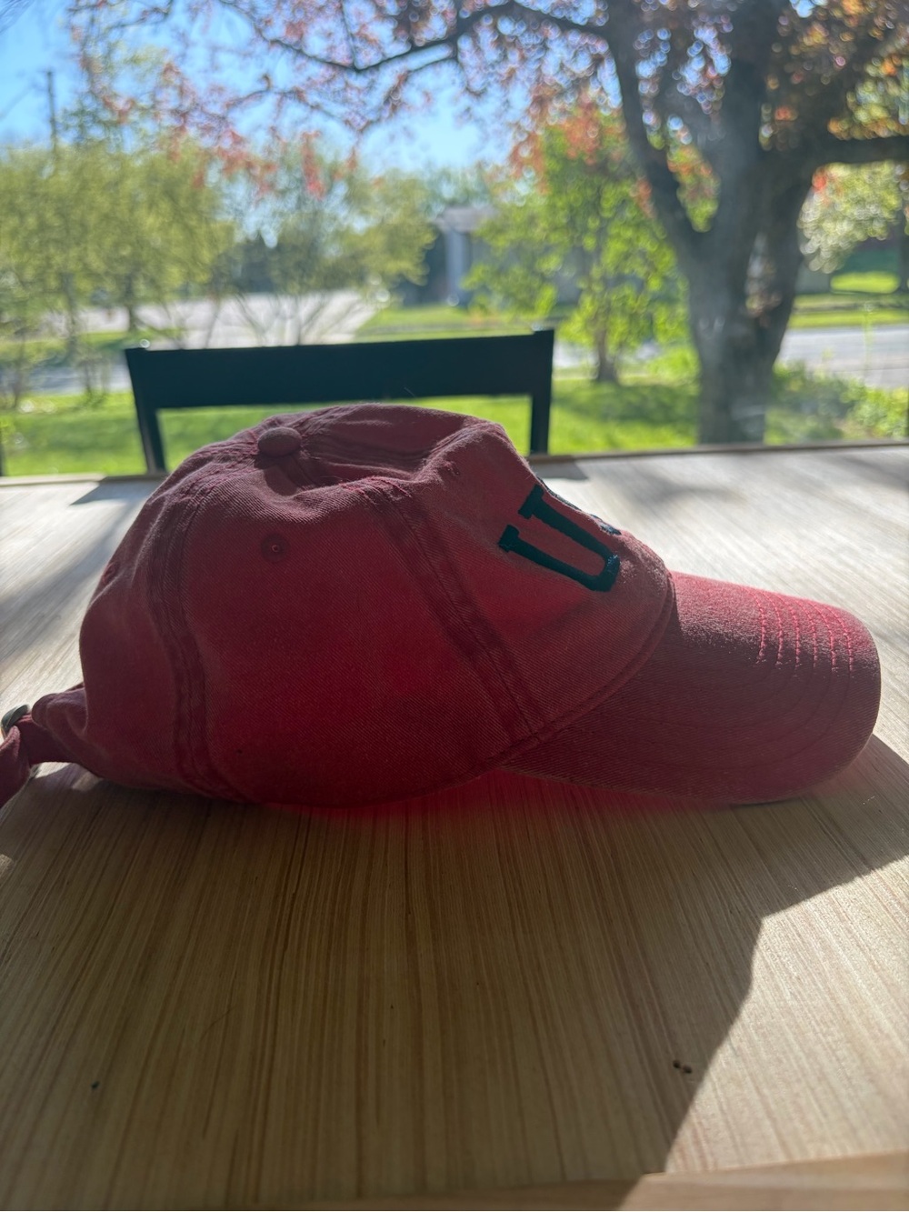Mighty Fine USA Embroidered Red Dad Hat Baseball Cap OS - Picture 2 of 4